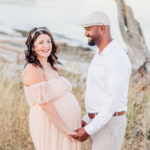bright and airy maternity image